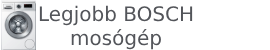 Legjobb BOSCH mosógép logo